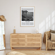 Point Lobos Travel B&W Poster