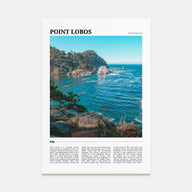 Point Lobos Travel Color Poster