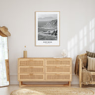 Point Reyes Portrait B&W Poster