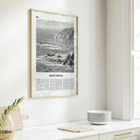 Point Reyes Print Black and White, Point Reyes Wall Art, Point Reyes Poster, Point Reyes Photo, California, USA, United States North America