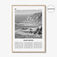 Point Reyes Print Black and White, Point Reyes Wall Art, Point Reyes Poster, Point Reyes Photo, California, USA, United States North America