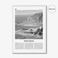 Point Reyes Print Black and White, Point Reyes Wall Art, Point Reyes Poster, Point Reyes Photo, California, USA, United States North America