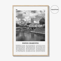 Poitou Charentes Print Black and White, Poitou-Charentes Art, Poitou-Charentes Poster, Poitou-Charentes Photo, Décor, Poitou-Charentes Map