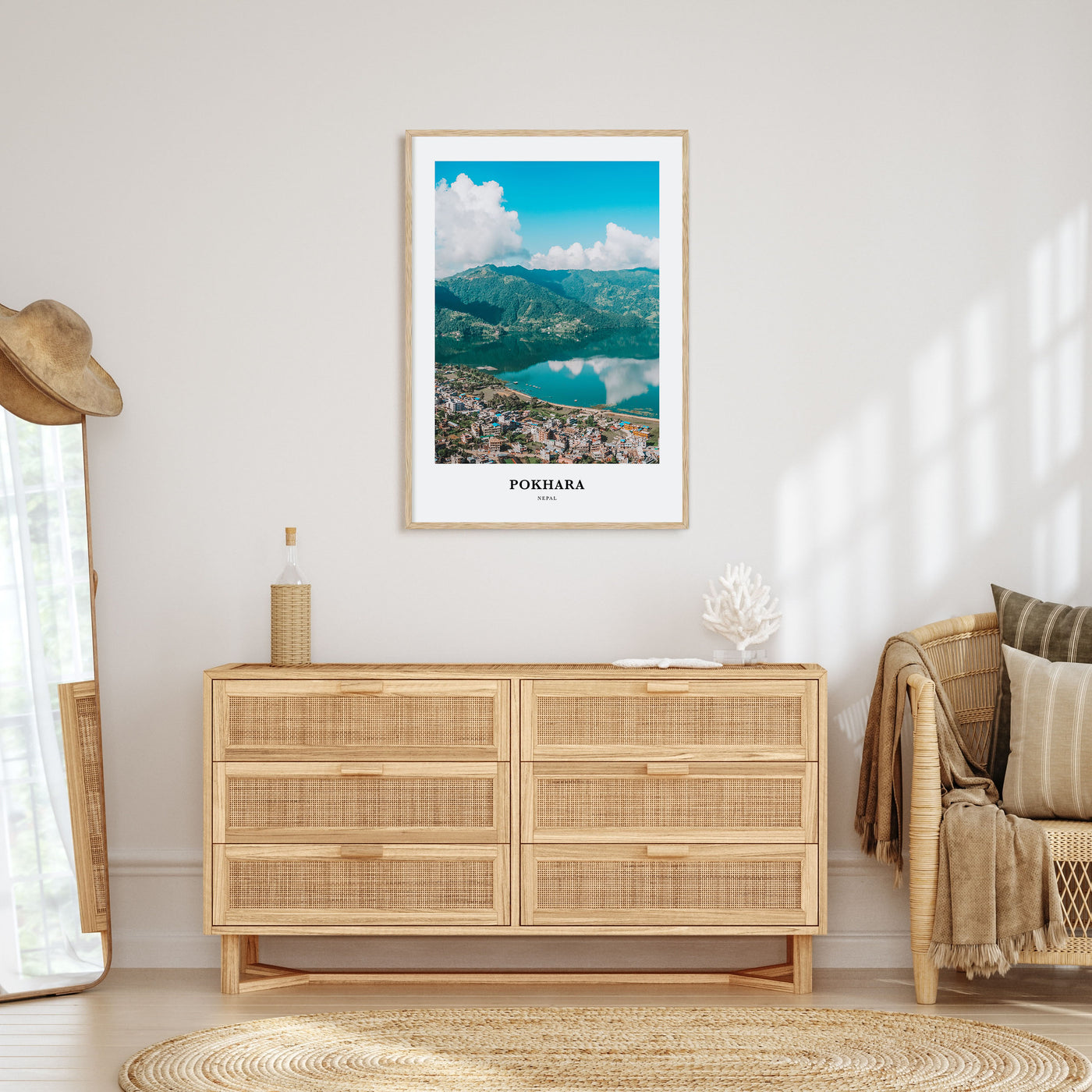 Pokhara Portrait Color Poster