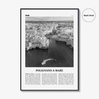 Polignano a Mare Print Black and White, Polignano a Mare Wall Art, Polignano a Mare Poster, Polignano a Mare Photo, Polignano a Mare Décor