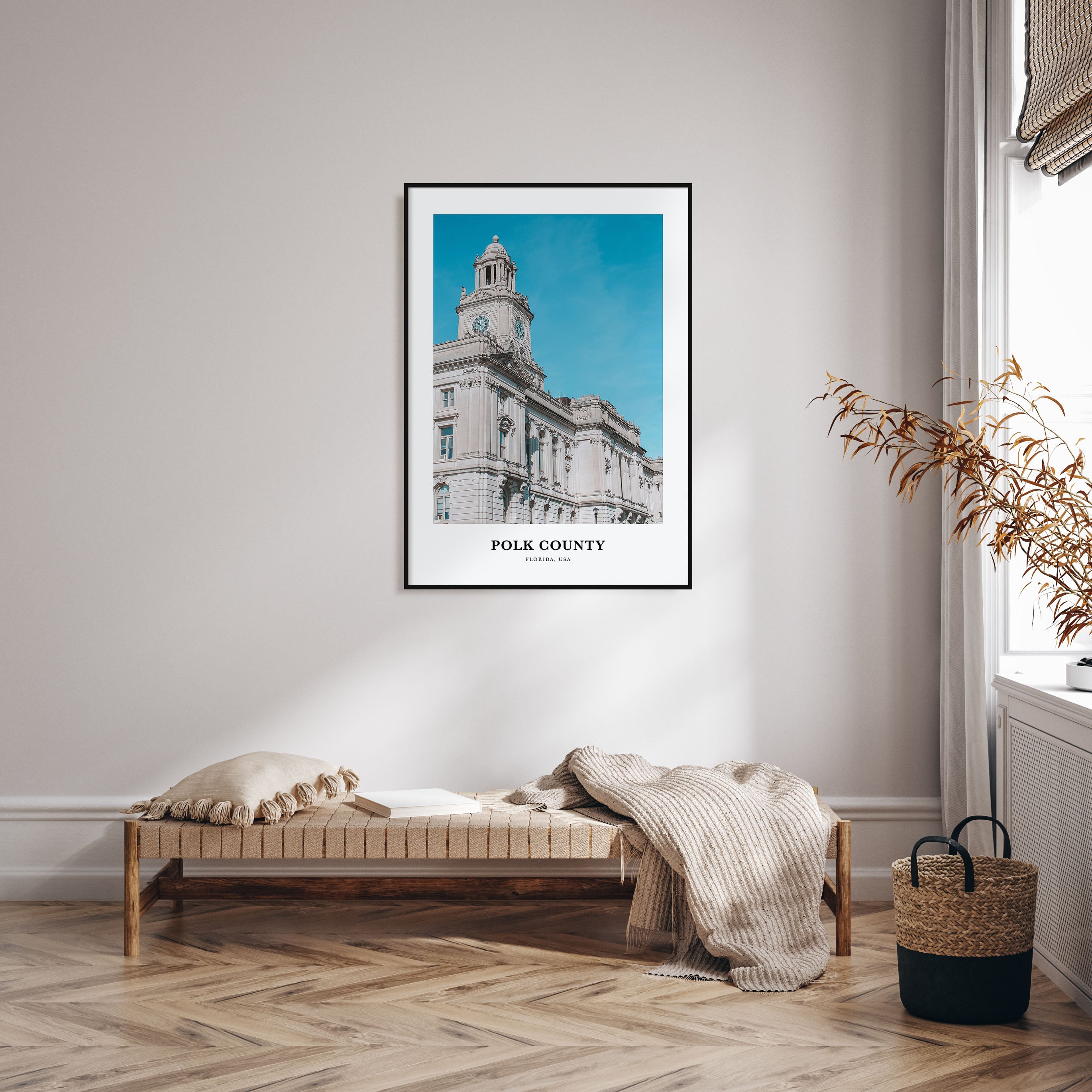Polk County Portrait Color Poster