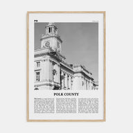 Polk County Travel B&W Poster