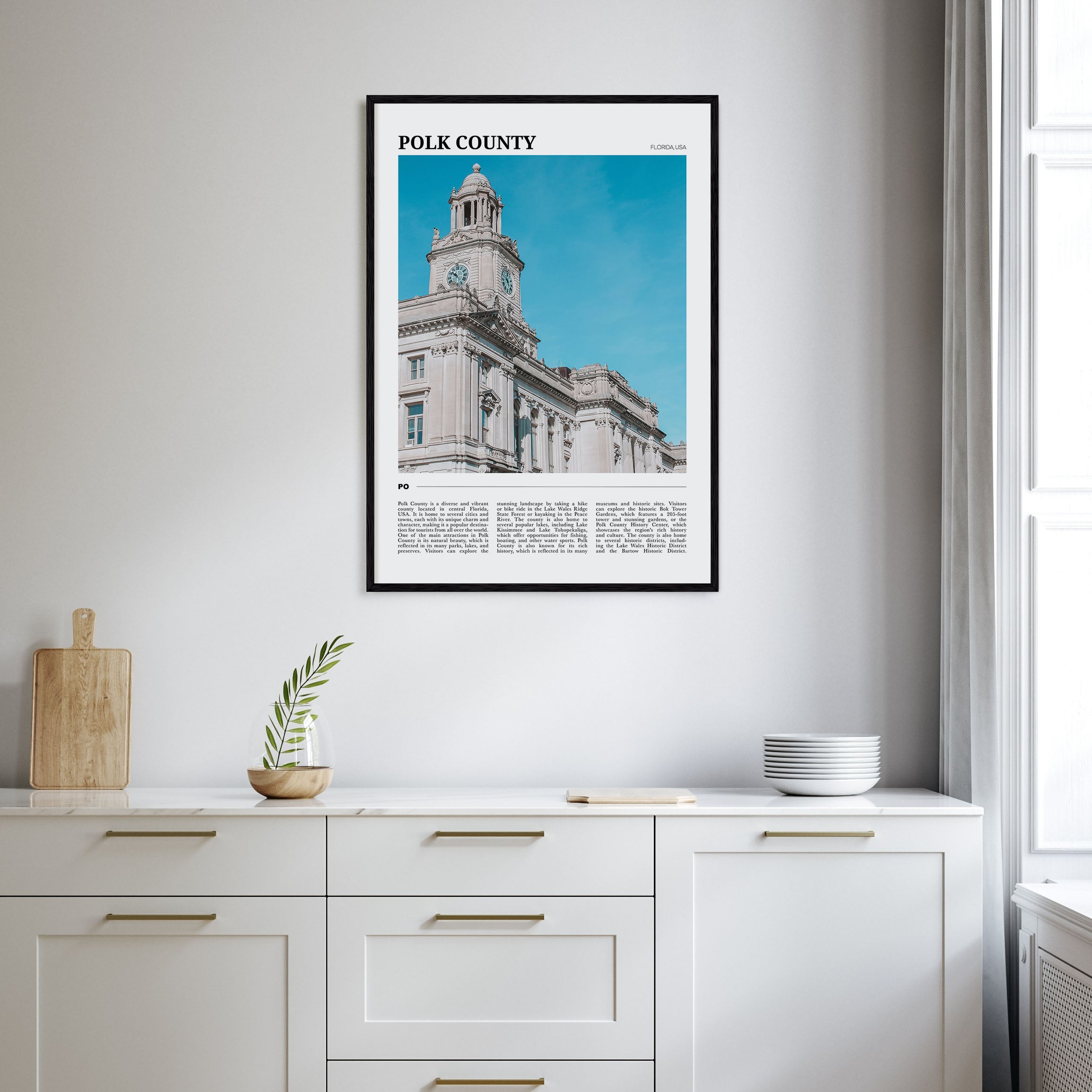 Polk County Travel Color Poster