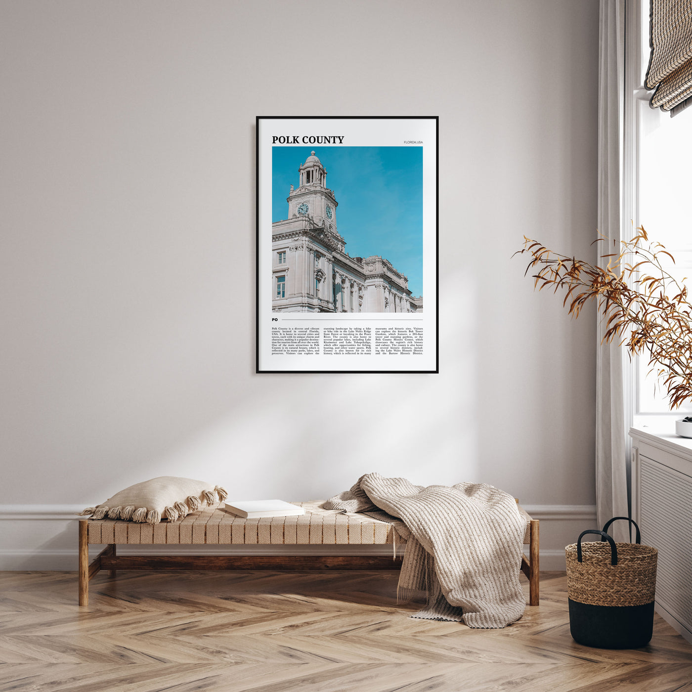 Polk County Travel Color Poster