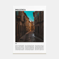 Pollença Travel Color Poster