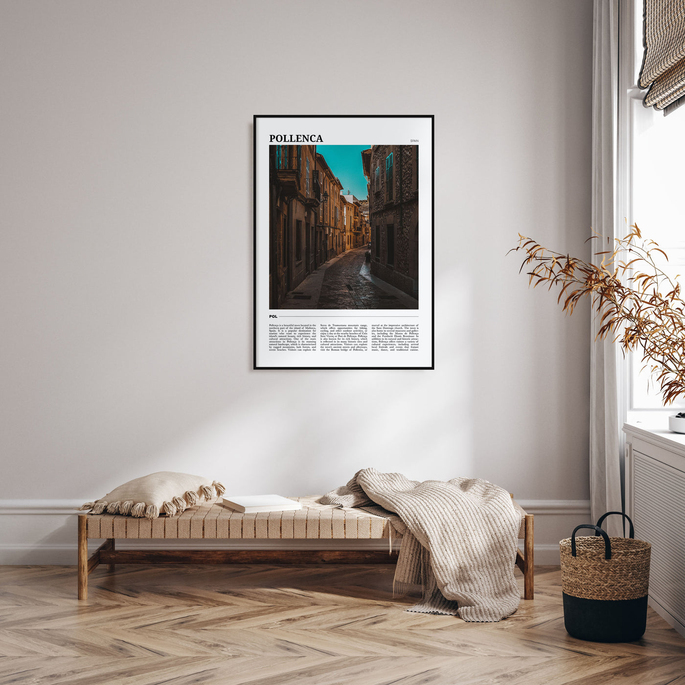 Pollença Travel Color Poster