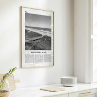 Ponte Vedra Beach Print Black and White, Ponte Vedra Beach Wall Art, Ponte Vedra Beach Poster, Ponte Vedra Beach Photo, Florida, USA