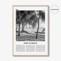 Port Au Prince Print Black and White, Port-au-Prince Wall Art, Port-au-Prince Poster, Port-au-Prince Photo, Port au Prince, Haiti, Pòtoprens