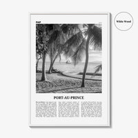 Port Au Prince Print Black and White, Port-au-Prince Wall Art, Port-au-Prince Poster, Port-au-Prince Photo, Port au Prince, Haiti, Pòtoprens