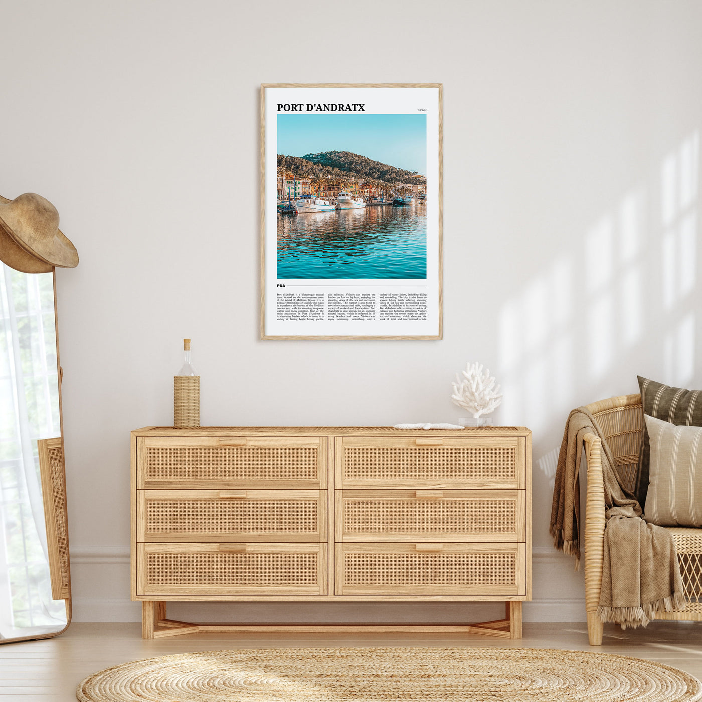 Port d'Andratx Travel Color Poster