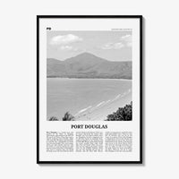 Port Douglas Print Black and White, Port Douglas Wall Art, Port Douglas Poster, Port Douglas Photo, Queensland, Australia