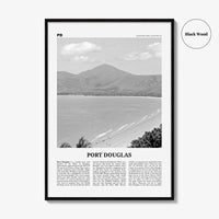 Port Douglas Print Black and White, Port Douglas Wall Art, Port Douglas Poster, Port Douglas Photo, Queensland, Australia