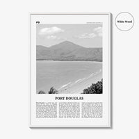 Port Douglas Print Black and White, Port Douglas Wall Art, Port Douglas Poster, Port Douglas Photo, Queensland, Australia