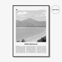 Port Douglas Print Black and White, Port Douglas Wall Art, Port Douglas Poster, Port Douglas Photo, Queensland, Australia