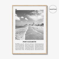 Port Elizabeth Print Black and White, Port Elizabeth Wall Art, Port Elizabeth Poster, Port Elizabeth Photo, South Africa