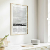 Port Fairy Print Black and White, Port Fairy Wall Art, Port Fairy Poster, Port Fairy Photo, Port Fairy Wall Décor, Victoria, Australia