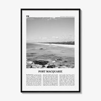 Port Macquarie Print Black and White, Port Macquarie Wall Art, Port Macquarie Poster, Port Macquarie Photo, New South Wales, Australia