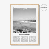 Port Macquarie Print Black and White, Port Macquarie Wall Art, Port Macquarie Poster, Port Macquarie Photo, New South Wales, Australia