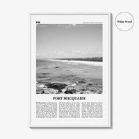 Port Macquarie Print Black and White, Port Macquarie Wall Art, Port Macquarie Poster, Port Macquarie Photo, New South Wales, Australia