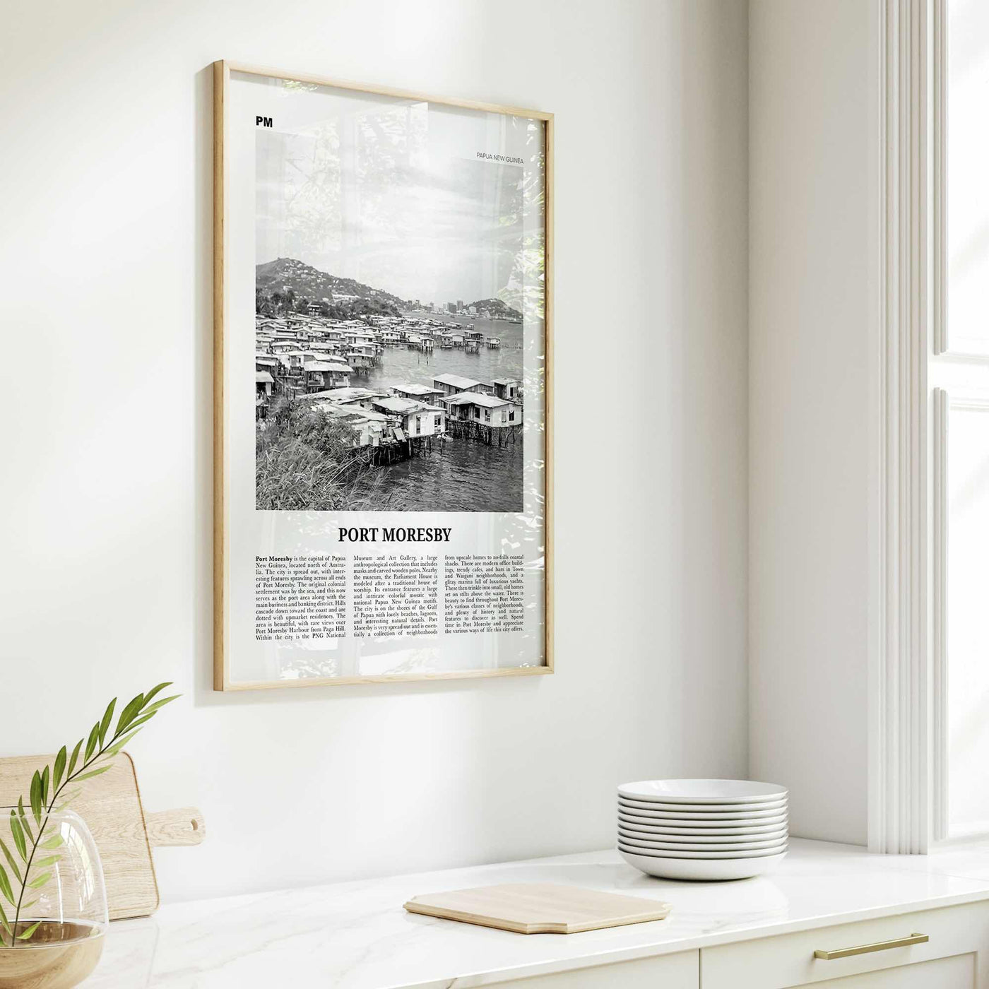 Port Moresby Print Black and White, Port Moresby Wall Art, Port Moresby Poster, Port Moresby Photo, Port Moresby Décor, Papua New Guinea