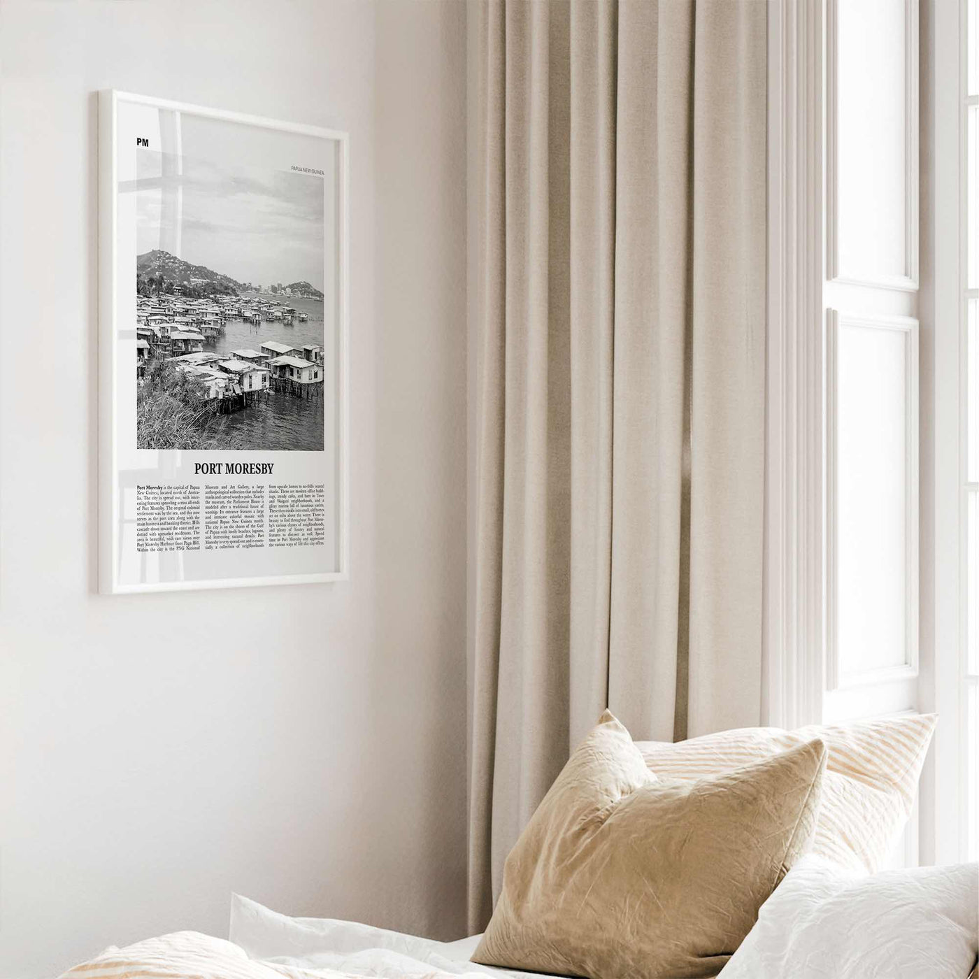 Port Moresby Print Black and White, Port Moresby Wall Art, Port Moresby Poster, Port Moresby Photo, Port Moresby Décor, Papua New Guinea