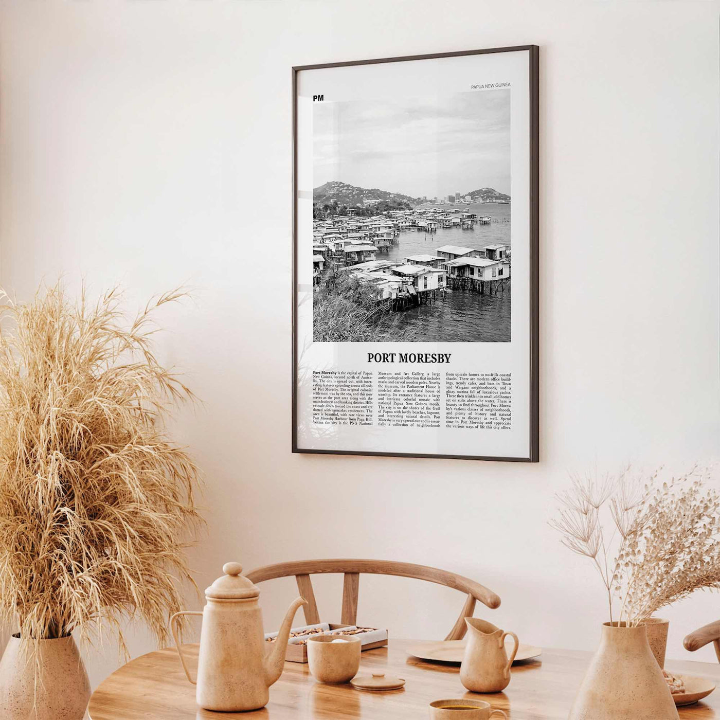 Port Moresby Print Black and White, Port Moresby Wall Art, Port Moresby Poster, Port Moresby Photo, Port Moresby Décor, Papua New Guinea