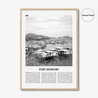 Port Moresby Print Black and White, Port Moresby Wall Art, Port Moresby Poster, Port Moresby Photo, Port Moresby Décor, Papua New Guinea