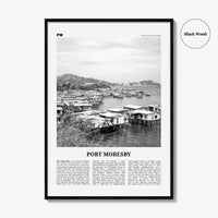 Port Moresby Print Black and White, Port Moresby Wall Art, Port Moresby Poster, Port Moresby Photo, Port Moresby Décor, Papua New Guinea