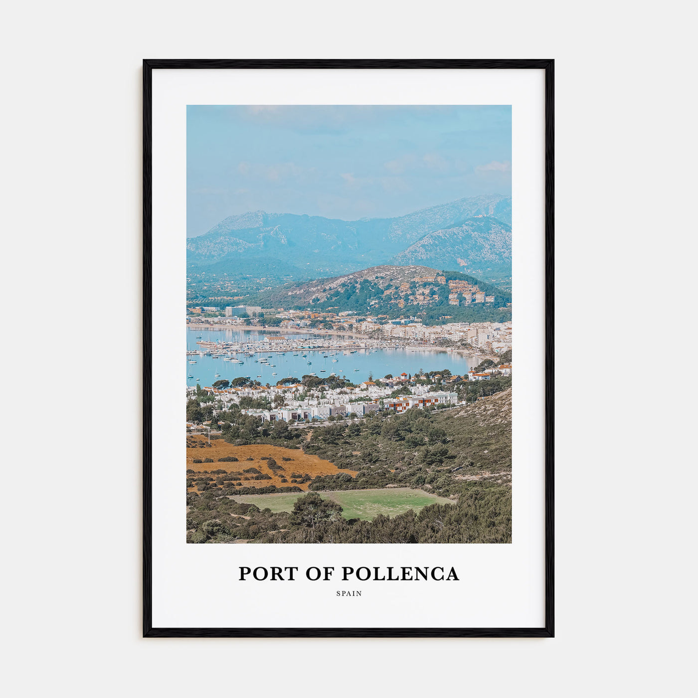 Port of Pollenca Portrait Color Poster