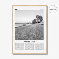 Port St Lucie Print Black and White, Port St. Lucie Wall Art, Port St. Lucie Poster, Port St. Lucie Photo, Florida, USA, United States