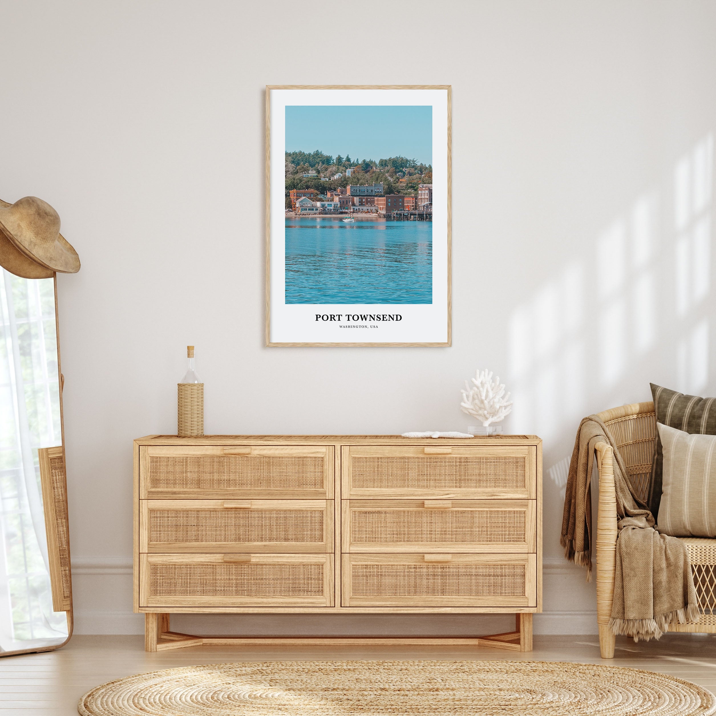 Port Townsend Portrait Color Poster