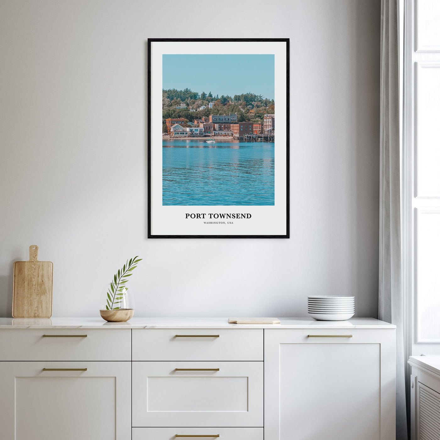 Port Townsend Portrait Color Poster