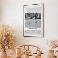 Port Townsend Print Black and White, Port Townsend Wall Art, Port Townsend Poster, Port Townsend Photo, Port Townsend Décor, Washington, USA