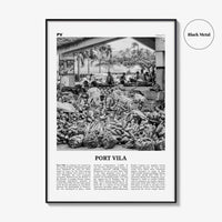 Port Vila Print Black and White, Port Vila Wall Art, Port Vila Poster, Port Vila Photo, Port Vila Wall Décor, Vanuatu, Efate Island Île Vate