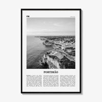 Portimao Print Black and White, Portimão Wall Art, Portimão Poster, Portimão Photo, Portimão Wall Décor, Portimão Map, Portugal