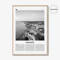 Portimao Print Black and White, Portimão Wall Art, Portimão Poster, Portimão Photo, Portimão Wall Décor, Portimão Map, Portugal