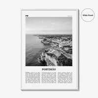 Portimao Print Black and White, Portimão Wall Art, Portimão Poster, Portimão Photo, Portimão Wall Décor, Portimão Map, Portugal