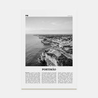 Portimão Travel B&W Poster