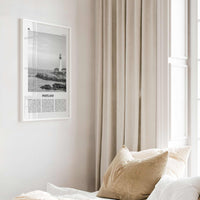 Portland Print Black and White Maine, Portland Wall Art, Portland Poster, Portland Photo, Portland Wall Décor, Maine, USA, United States