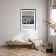 Portland, Oregon Travel B&W No 1 Poster