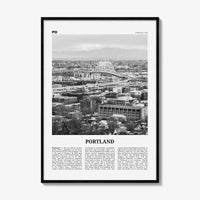 Portland Print Black and White Oregon No 2, Portland Wall Art, Portland Poster, Portland Photo, Portland Decor, Oregon, United States