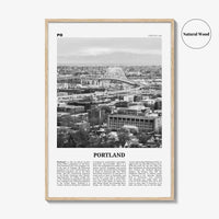 Portland Print Black and White Oregon No 2, Portland Wall Art, Portland Poster, Portland Photo, Portland Decor, Oregon, United States