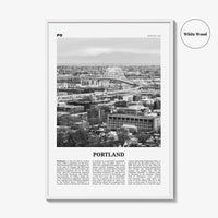 Portland Print Black and White Oregon No 2, Portland Wall Art, Portland Poster, Portland Photo, Portland Decor, Oregon, United States