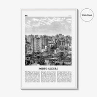 Porto Alegre Print Black and White, Porto Alegre Wall Art, Porto Alegre Poster, Porto Alegre Photo, Porto Alegre Wall Décor, Brazil