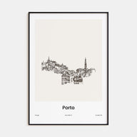 Porto Drawn Poster